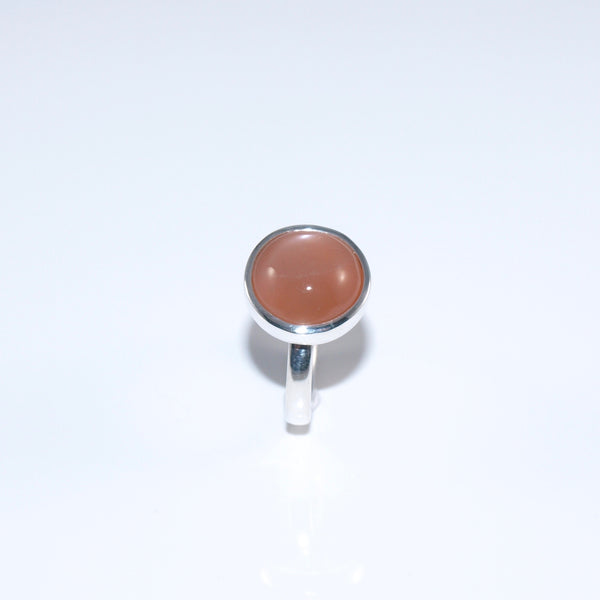 Ein Toffee für den Finger. Ein hellbrauner Mondstein Ring!