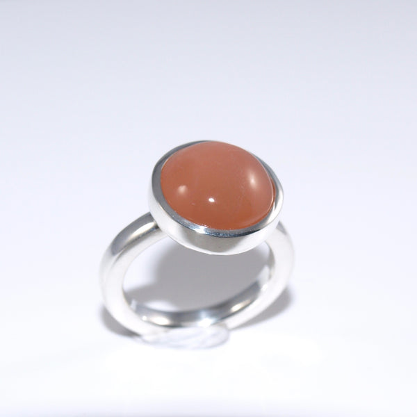 Ein Toffee für den Finger. Ein hellbrauner Mondstein Ring!